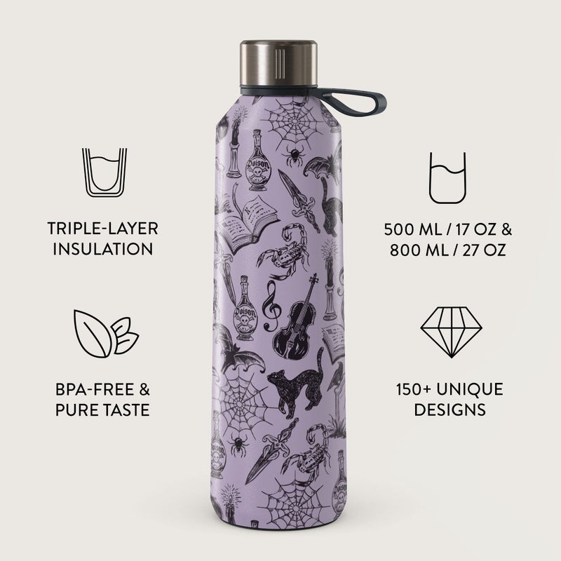 Burga Water Bottle. Keep Your Drinks At The Perfect Temperature And Your Style Impeccable, Whether At The Gym, Office, Or Outdoors (Academy) (500 Ml) - Image 2